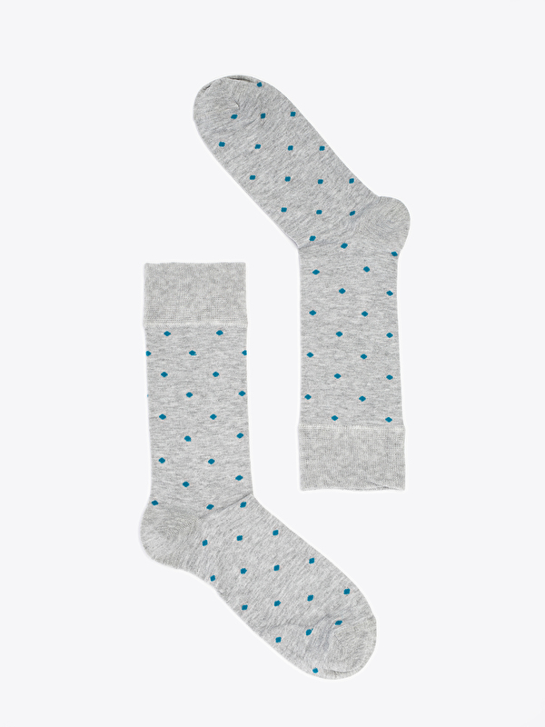 Erkek Gri Melanj Çorap