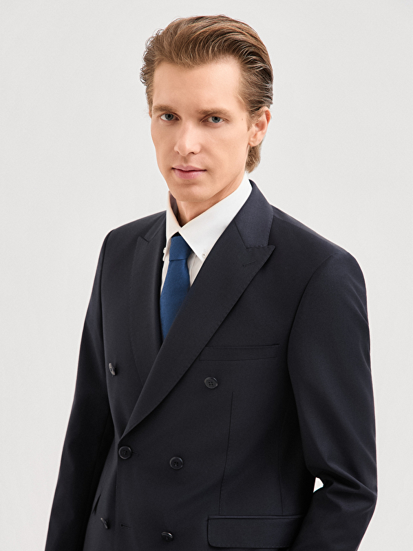 Erkek Lacivert Takım Elbise