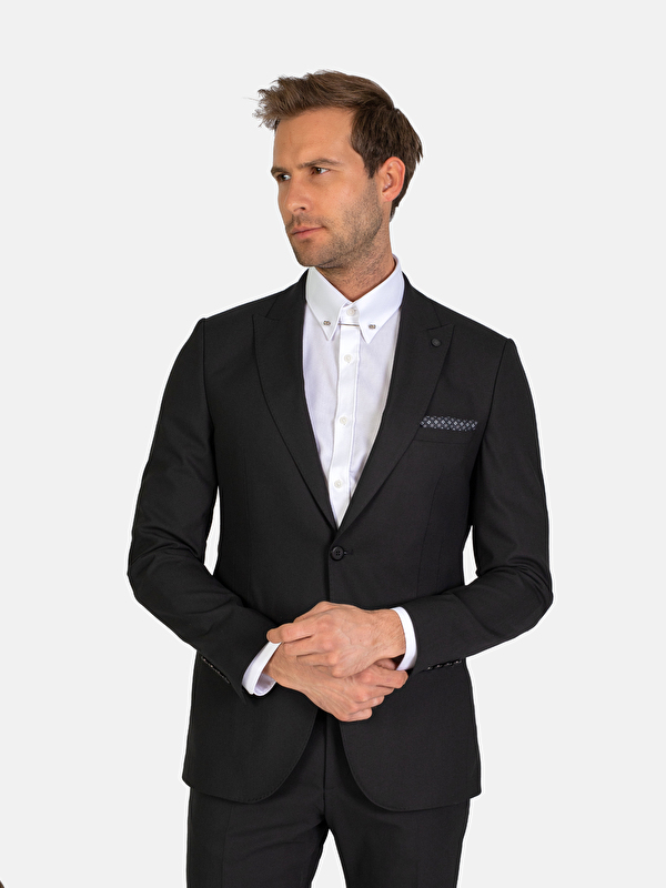 Erkek Siyah Takım Elbise