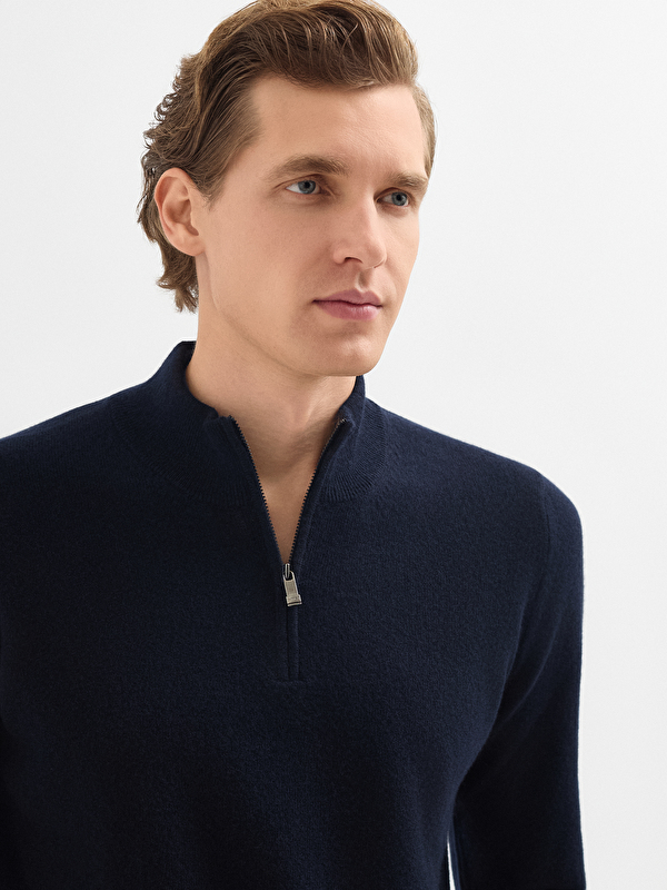 Erkek Lacivert Kazak