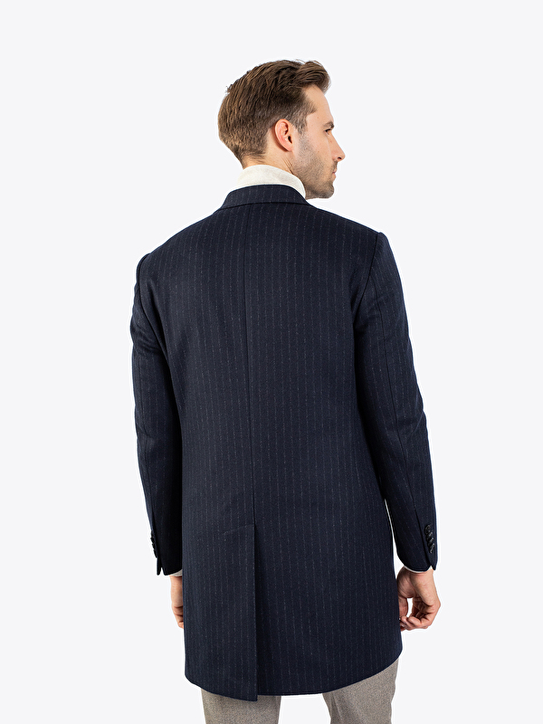 Erkek Lacivert Palto