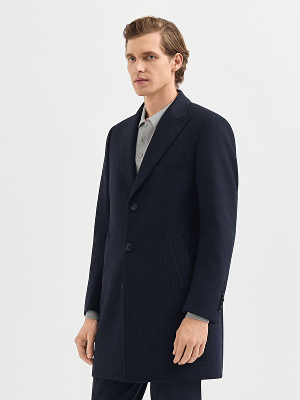 Erkek Lacivert Palto