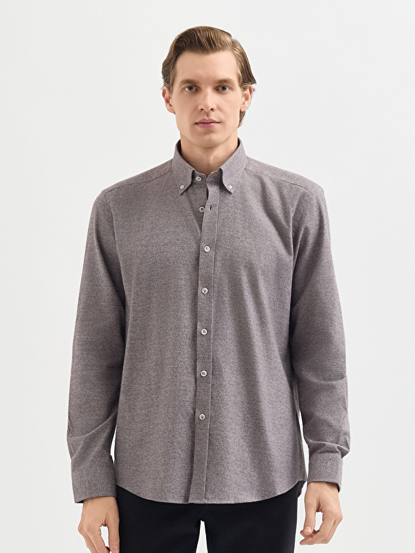 Erkek Kahve Gömlek