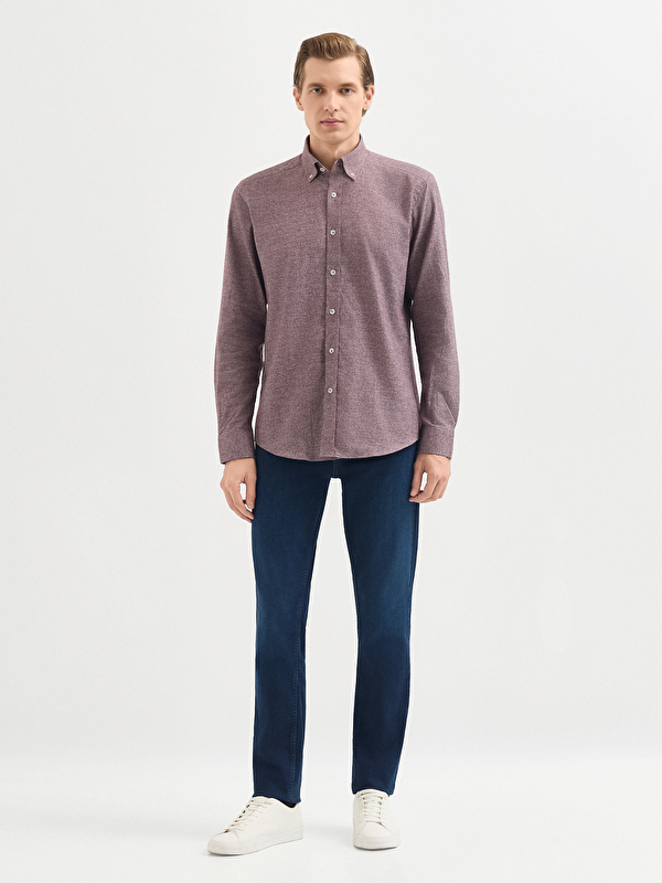 Erkek Bordo Gömlek