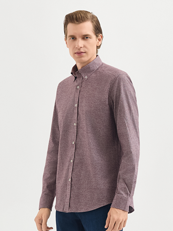 Erkek Bordo Gömlek