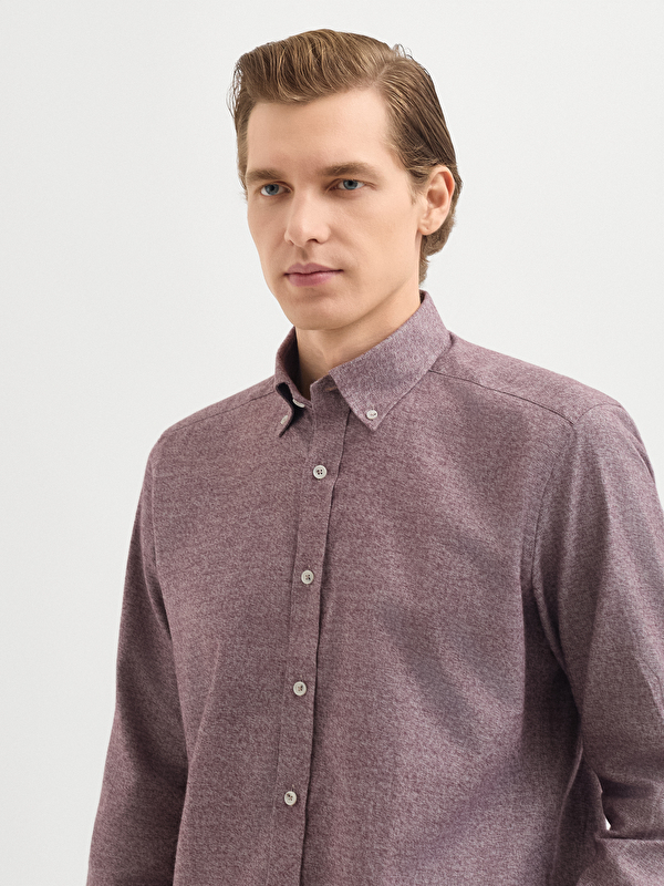 Erkek Bordo Gömlek