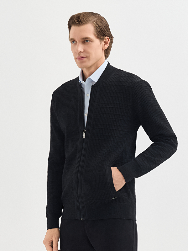 Erkek Antrasit Hırka