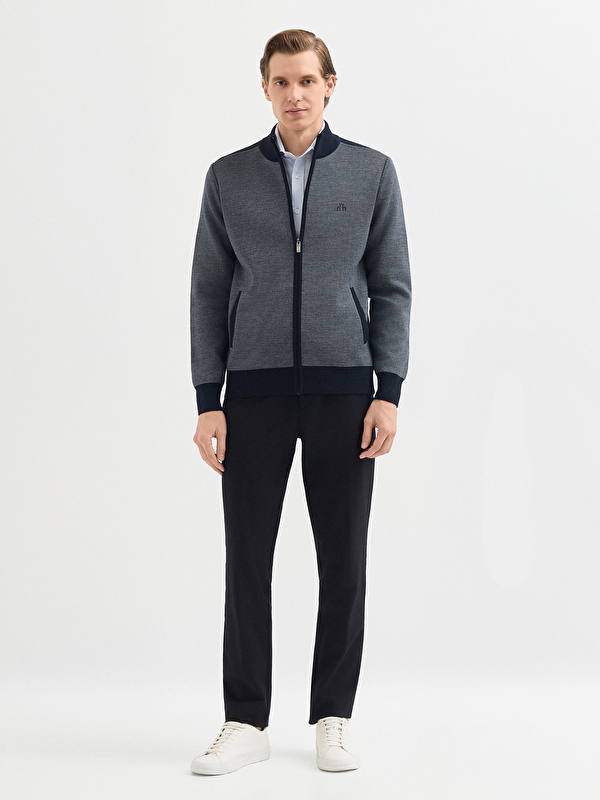 Erkek Lacivert Kazak