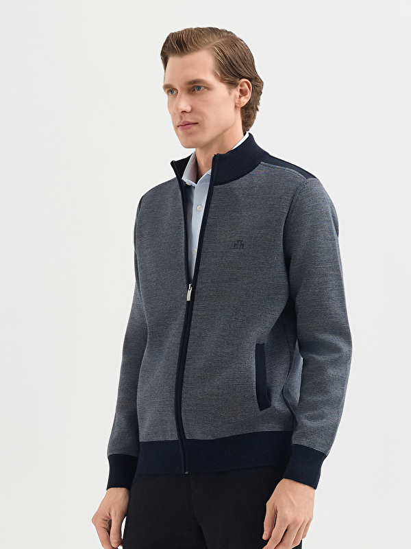 Erkek Lacivert Kazak