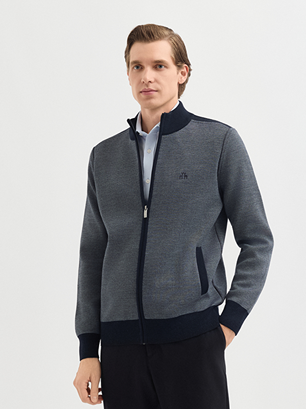 Erkek Lacivert Kazak