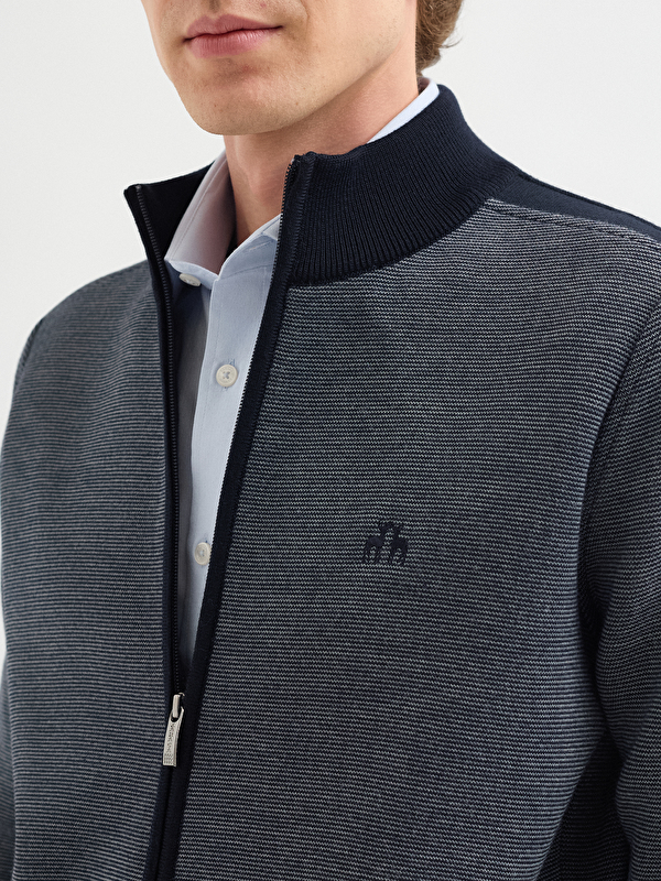 Erkek Lacivert Kazak