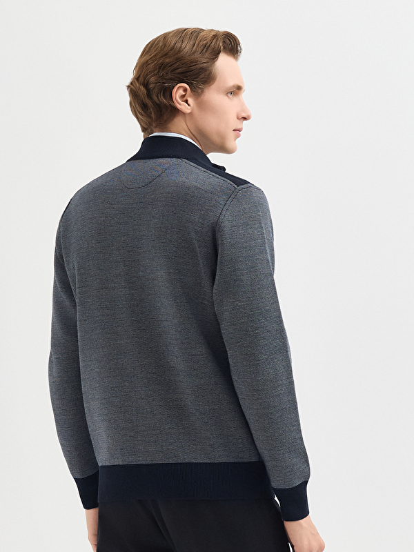 Erkek Lacivert Kazak