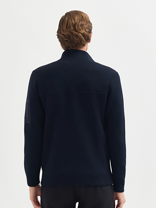 Erkek Lacivert Hırka