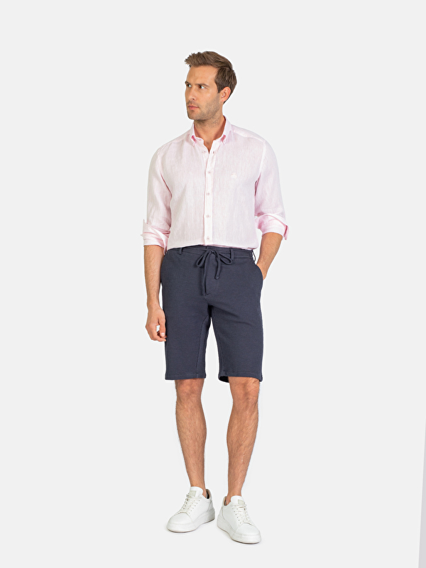 Erkek Lacivert Şort