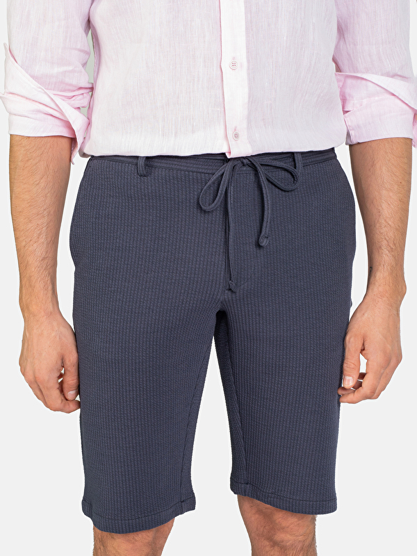 Erkek Lacivert Şort