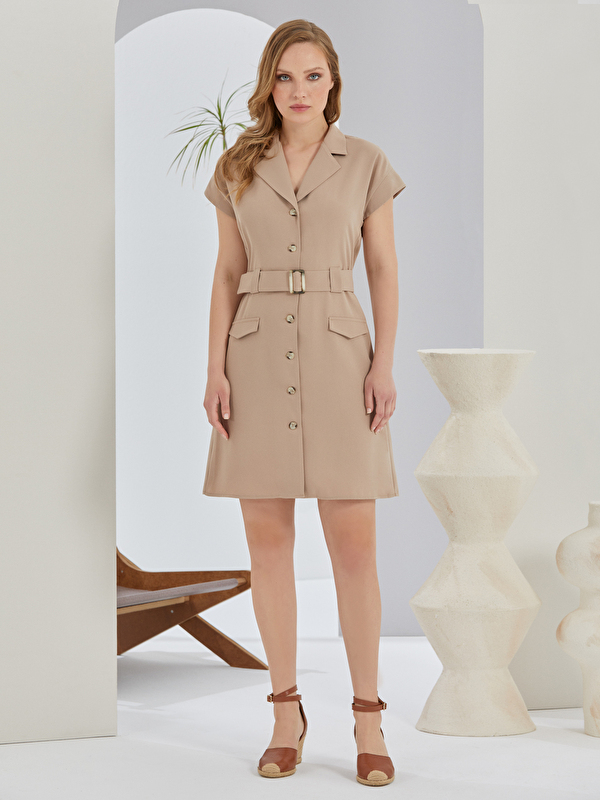 Kadın Bej Elbise