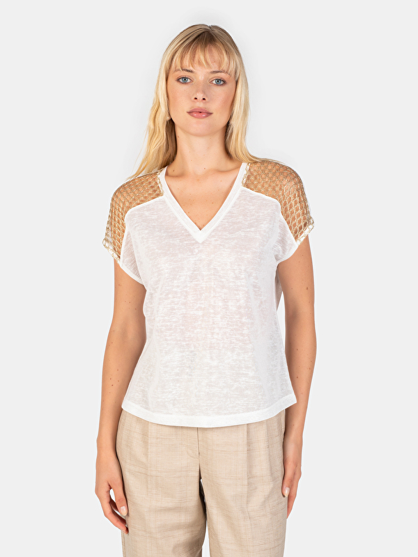 Kadın Ekru Tişört