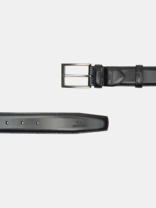 Erkek Lacivert Kemer