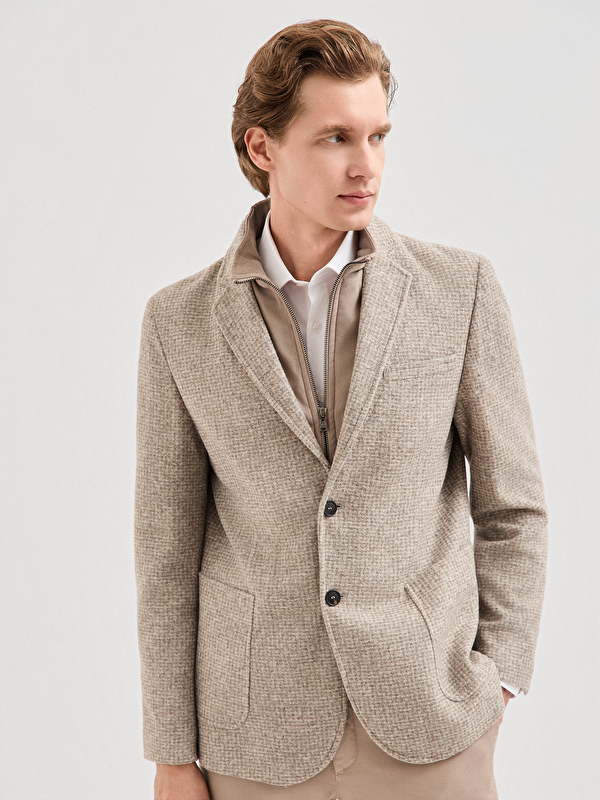 Erkek Bej Ceket