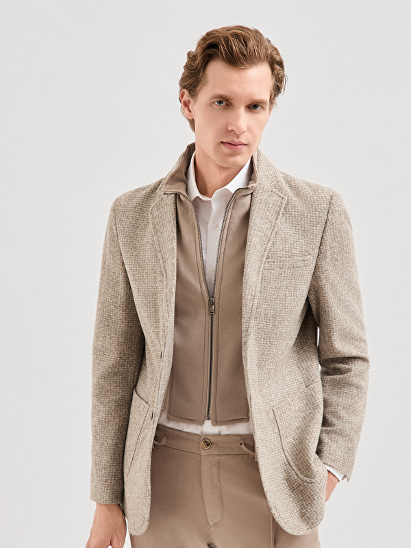 Erkek Bej Ceket
