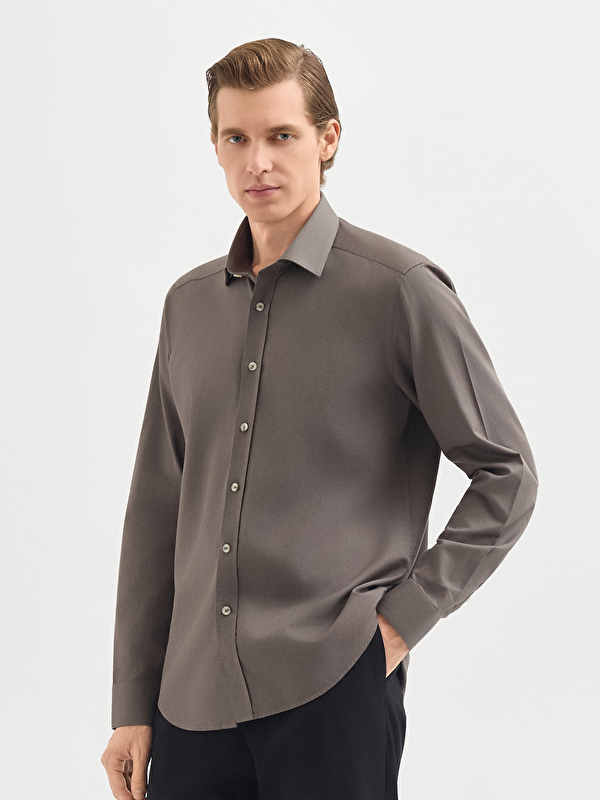 Erkek Haki Gömlek