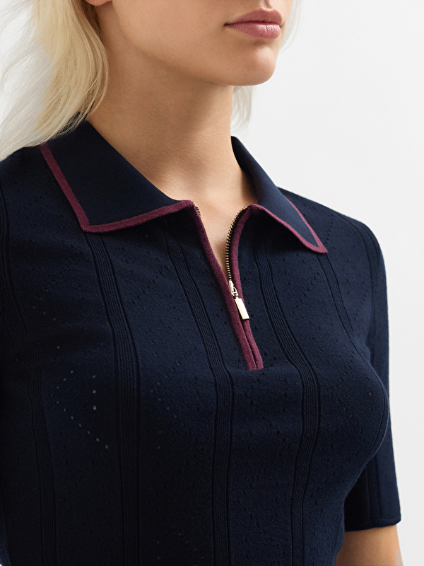 Kadın Lacivert Kazak