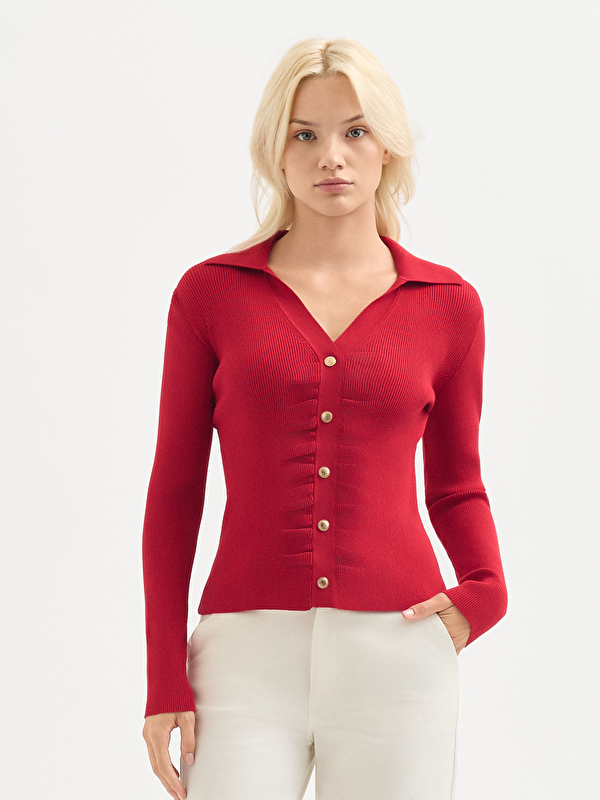 Kadın Kırmızı Hırka