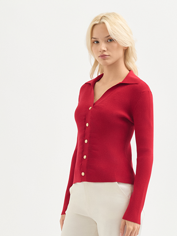 Kadın Kırmızı Hırka