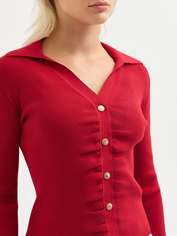 Kadın Kırmızı Hırka