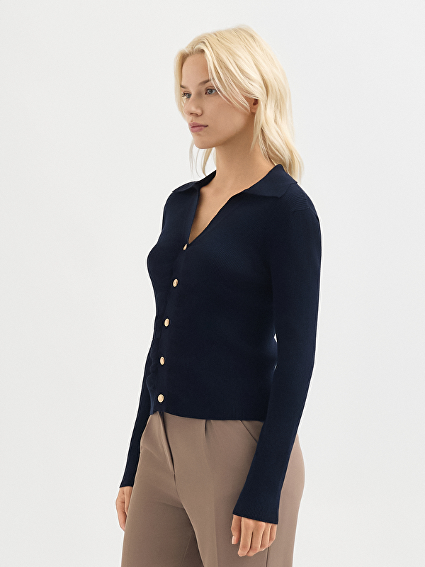 Kadın Lacivert Hırka