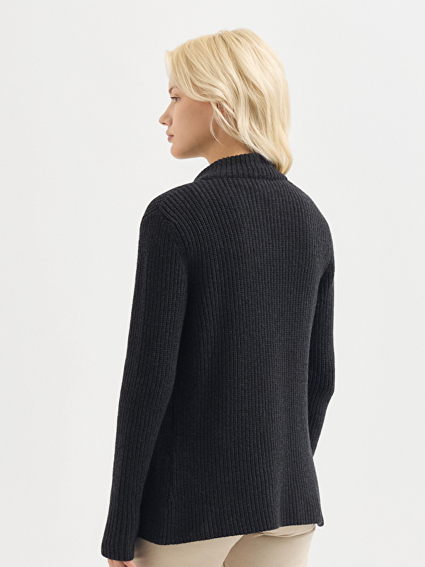 Kadın Antrasit Hırka