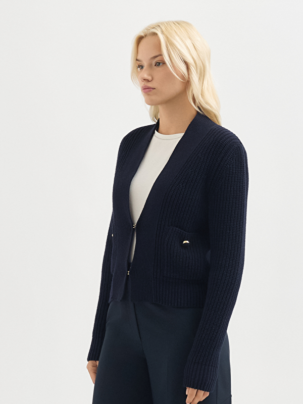 Kadın Lacivert Hırka