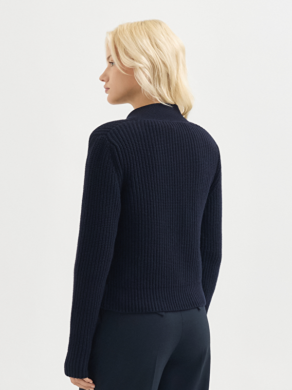 Kadın Lacivert Hırka