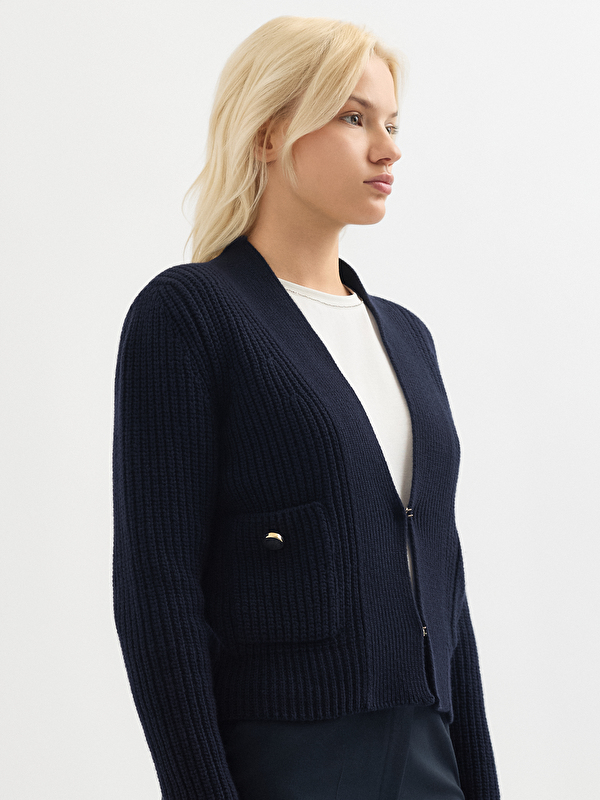 Kadın Lacivert Hırka