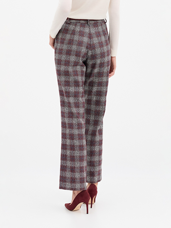 Kadın Bordo Pantolon