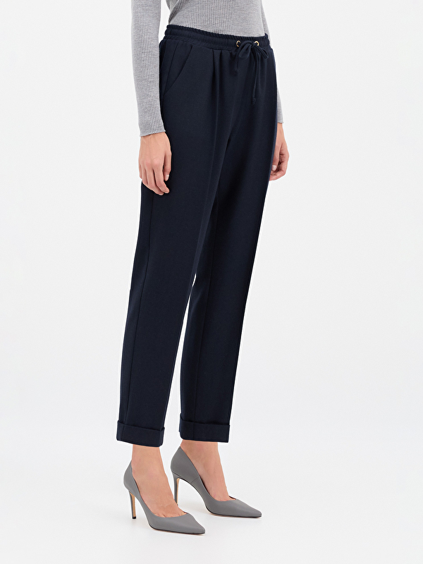 Kadın Lacivert Pantolon