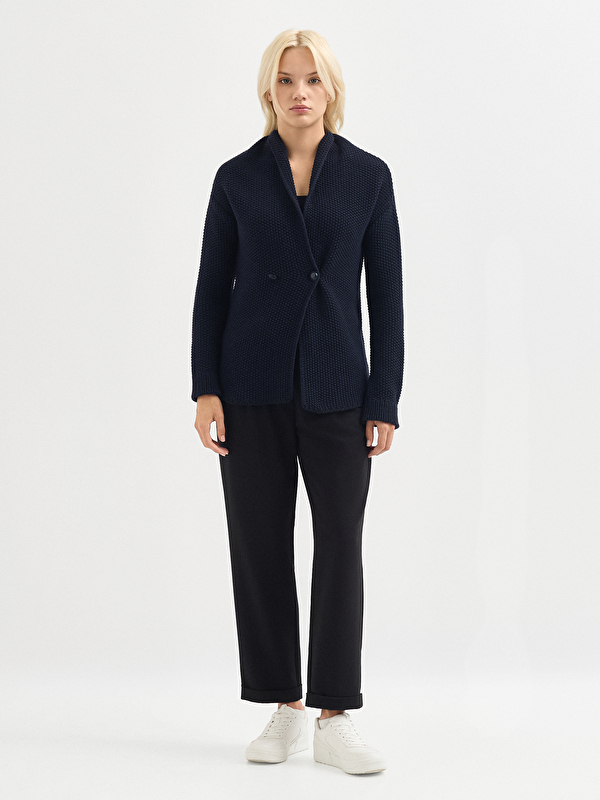 Kadın Lacivert Hırka