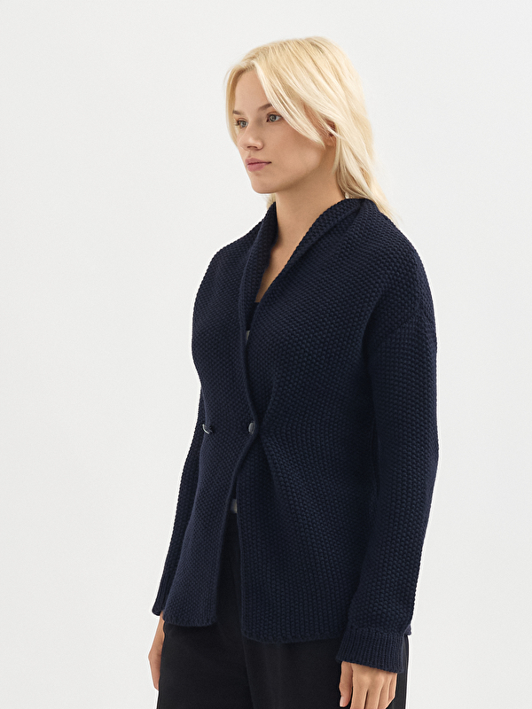 Kadın Lacivert Hırka