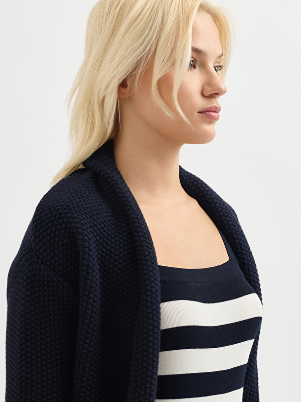 Kadın Lacivert Hırka