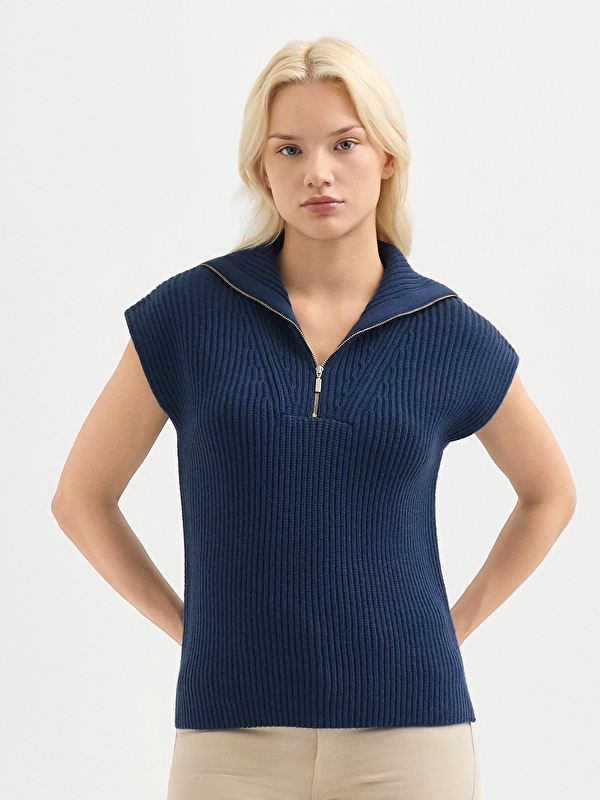 Kadın Lacivert Süveter