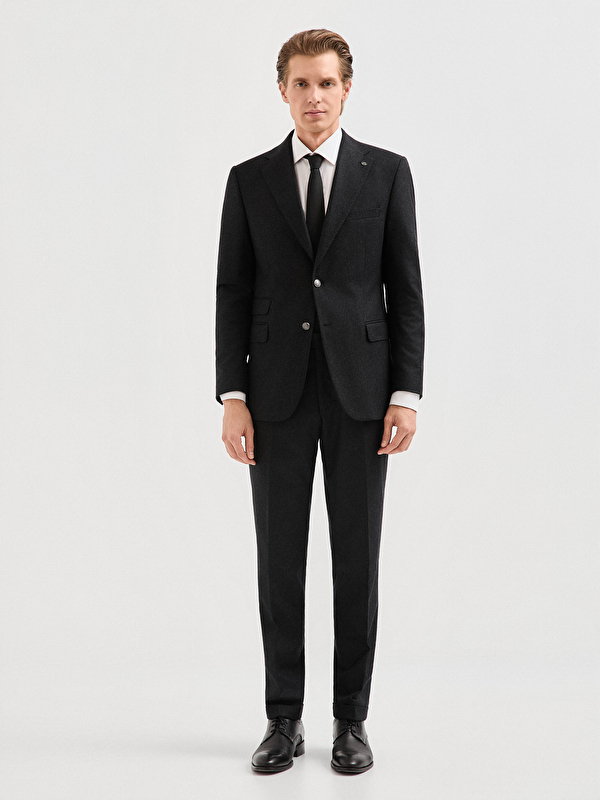 Erkek Antrasit Takım Elbise