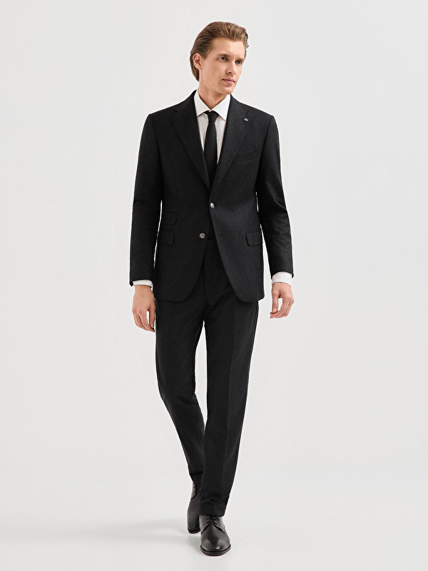 Erkek Antrasit Takım Elbise
