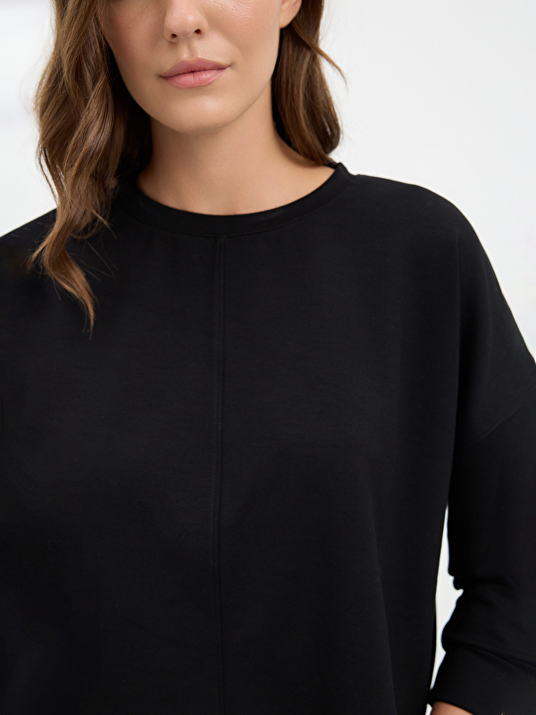 Kadın Siyah Sweatshirt