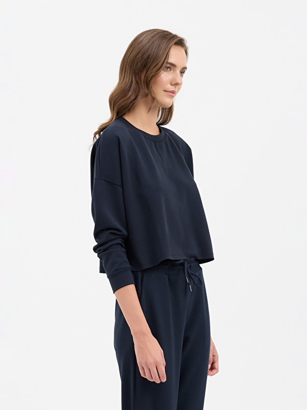 Kadın Lacivert Sweatshirt