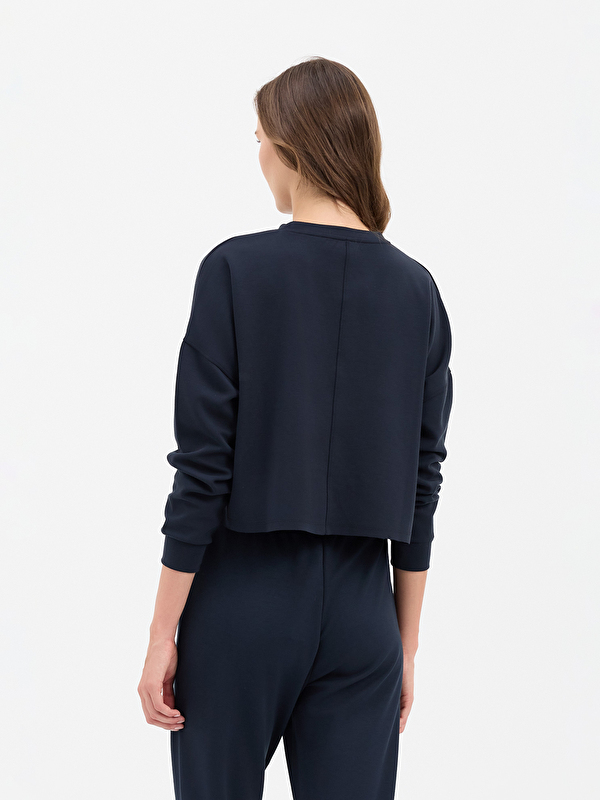 Kadın Lacivert Sweatshirt