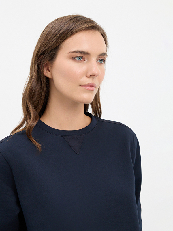 Kadın Lacivert Sweatshirt