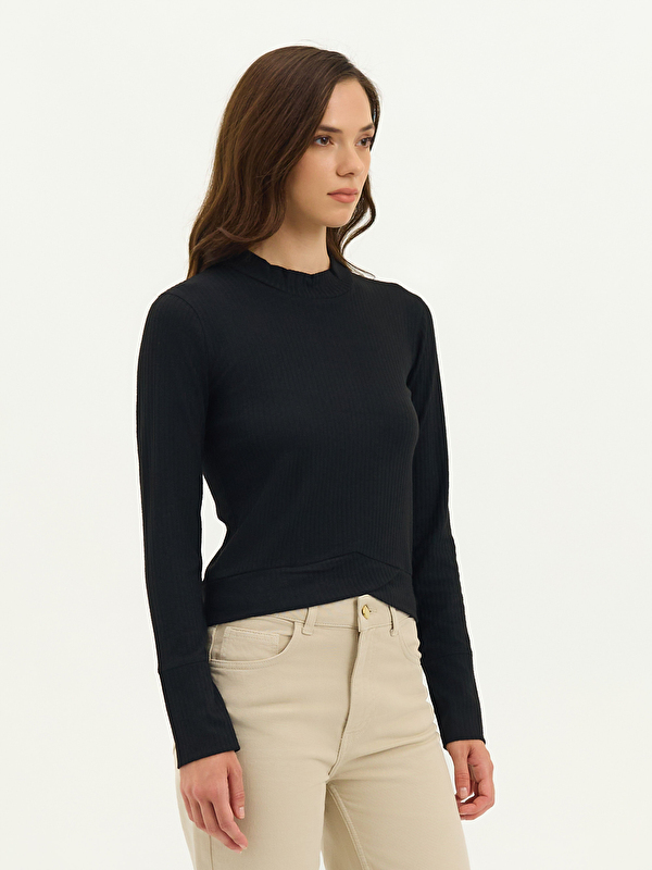 Kadın Siyah Tişört