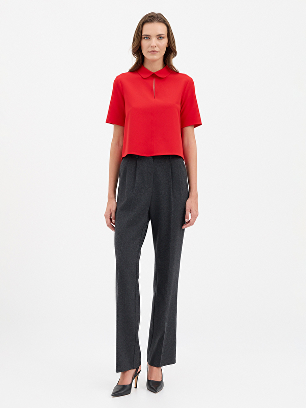 Kadın Kırmızı Gömlek