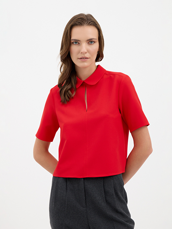 Kadın Kırmızı Gömlek