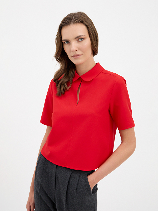 Kadın Kırmızı Gömlek